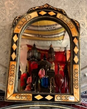 Speil, baderomspeil, veggspeil, orientalsk speil