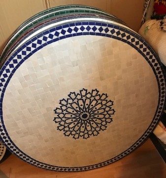 Mosaikkbord 120 cm. Kafébord, spisebord