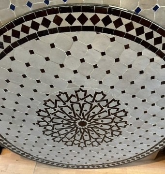 Mosaikkbord 100 cm diameter