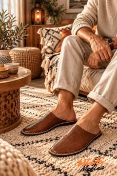 Gavetips: Skinntøfler Marrakech